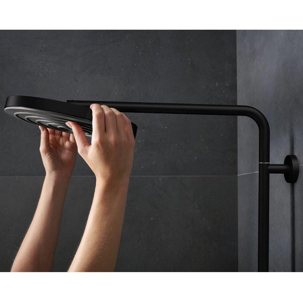 Hansgrohe Pulsify S Puro zuhanyrendszer termosztátos, kézizuhany 3jet, matt fekete (24236670)