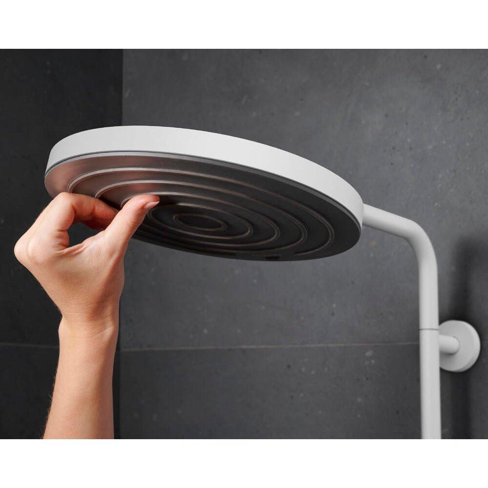 Hansgrohe Pulsify S Puro zuhanyrendszer termosztátos, kézizuhany 3jet, matt fehér (24236700)