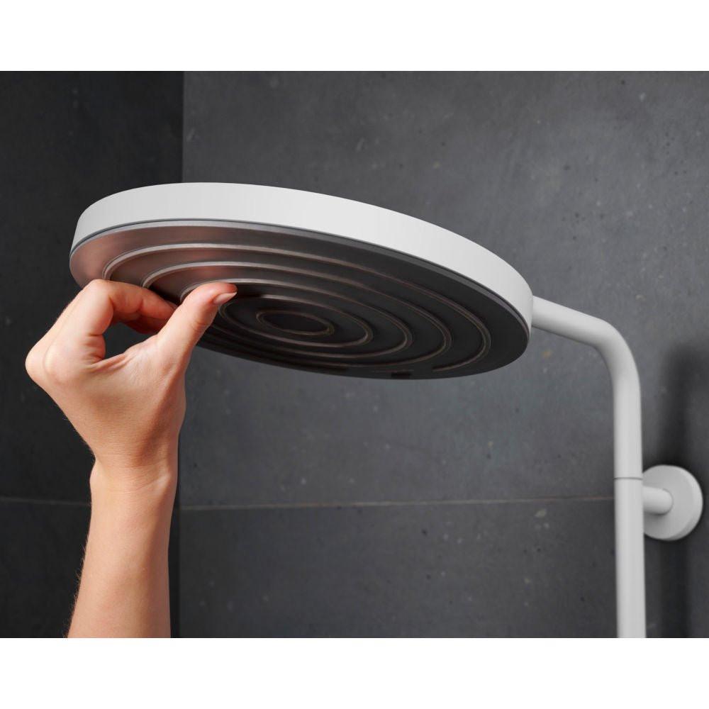 Hansgrohe Pulsify S Puro zuhanyrendszer termosztátos, EcoSmart, kézizuhany 3jet, matt fehér (24237700)