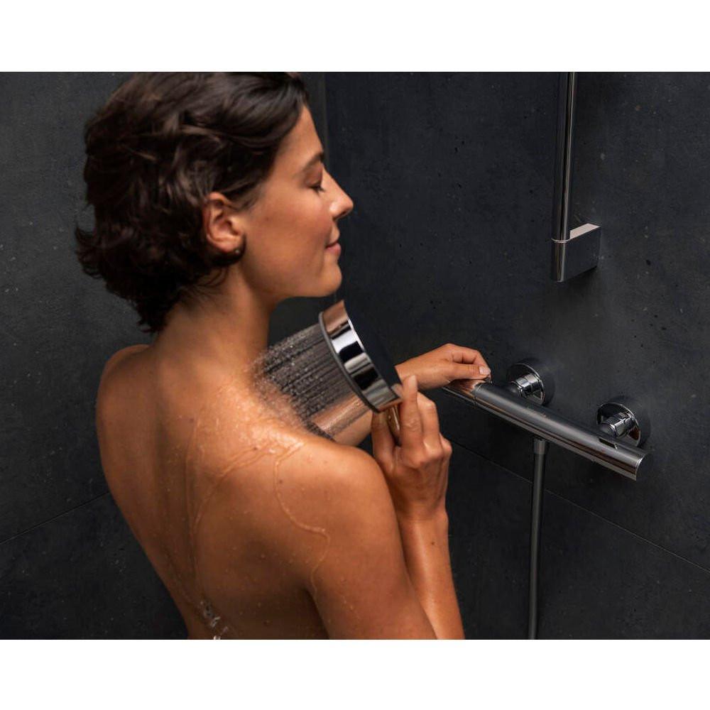 Hansgrohe Pulsify Select S zuhany rendszer termosztátos, 90cm - es zuhanyrúd, króm (24261000)
