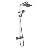 Hansgrohe Vernis Shape Showerpipe 230, 1 jet, termosztáttal, matt fekete (26286670)