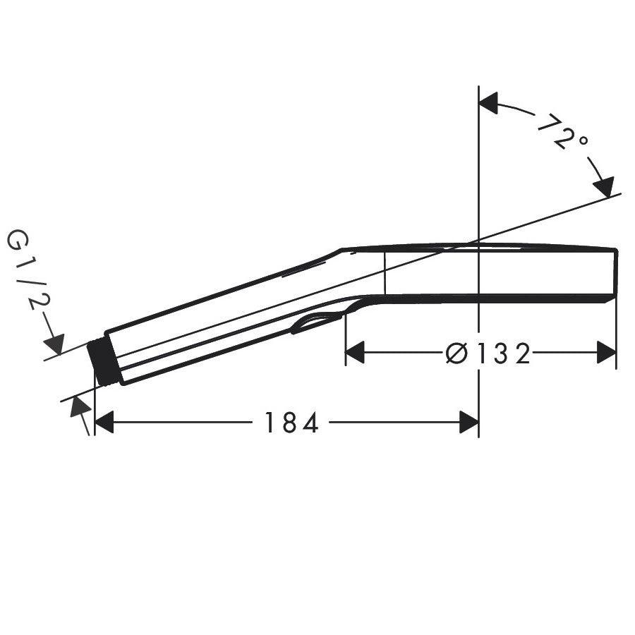 Hansgrohe Rainfinity 130 kézizuhany, 3jet (26864000)