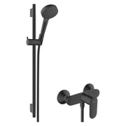 Hansgrohe Vernis Blend zuhanyrendszer, S Puro 65cm - es zuhanyrúd, matt fekete (26958670)