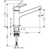 Hansgrohe Talis S konyhai csaptelep-2