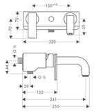 Hansgrohe Axor Citterio kád csaptelep-1