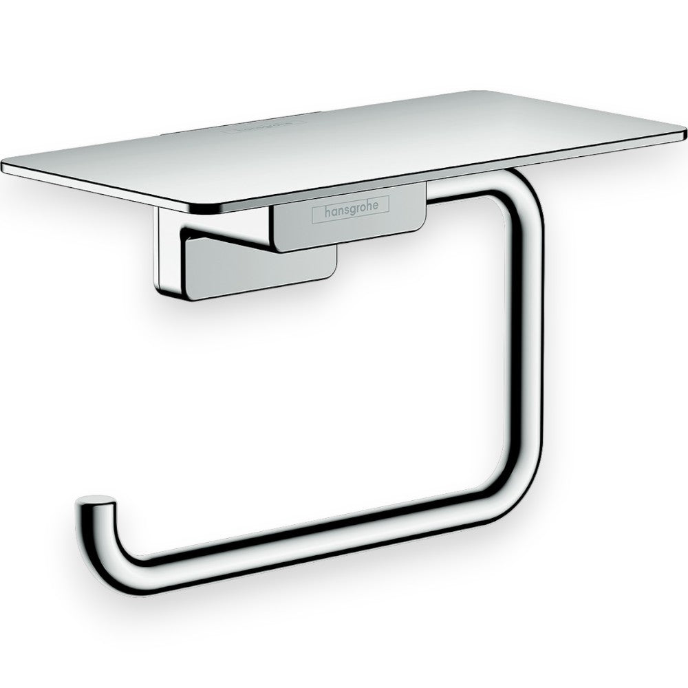 Hansgrohe AddStoris WC-papír-tartó, polccal, króm (41772000)