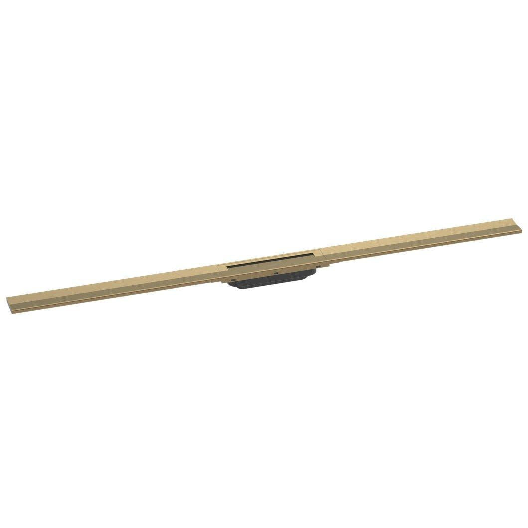 Hansgrohe RainDrain Flex zuhanylefolyó színkészlet 120 cm, formára vágható, szálcsiszolt bronz (56047140)