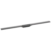 Hansgrohe RainDrain Flex zuhanylefolyó színkészlet 120 cm, formára vágható, szálcsiszolt fekete króm (56047340)