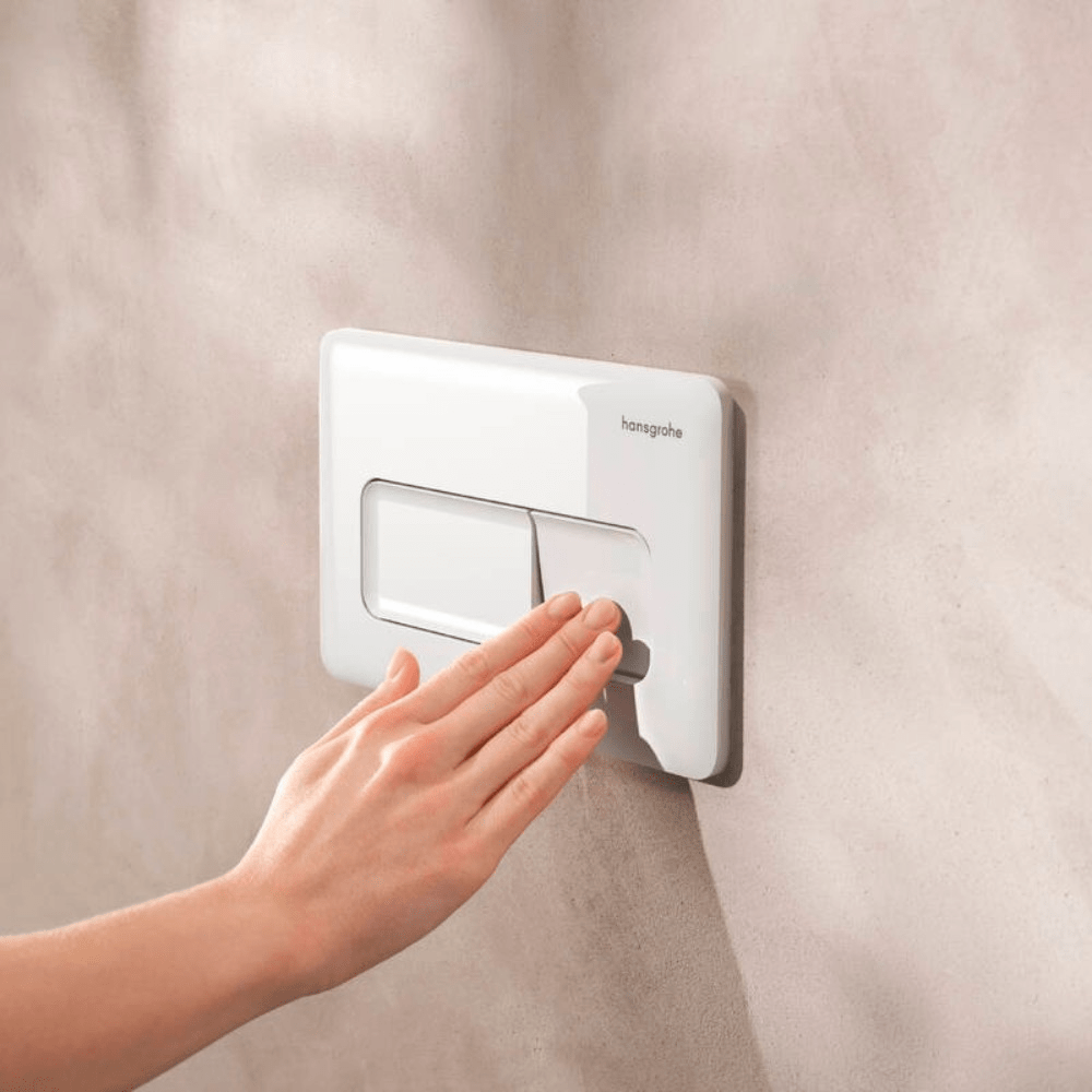 Hansgrohe iFrame Original Q nyomólap, dual mennyiség, fehér(66001450)