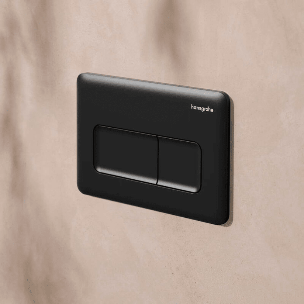 Hansgrohe iFrame Original Q nyomólap, dual mennyiség, matt fekete 66001670