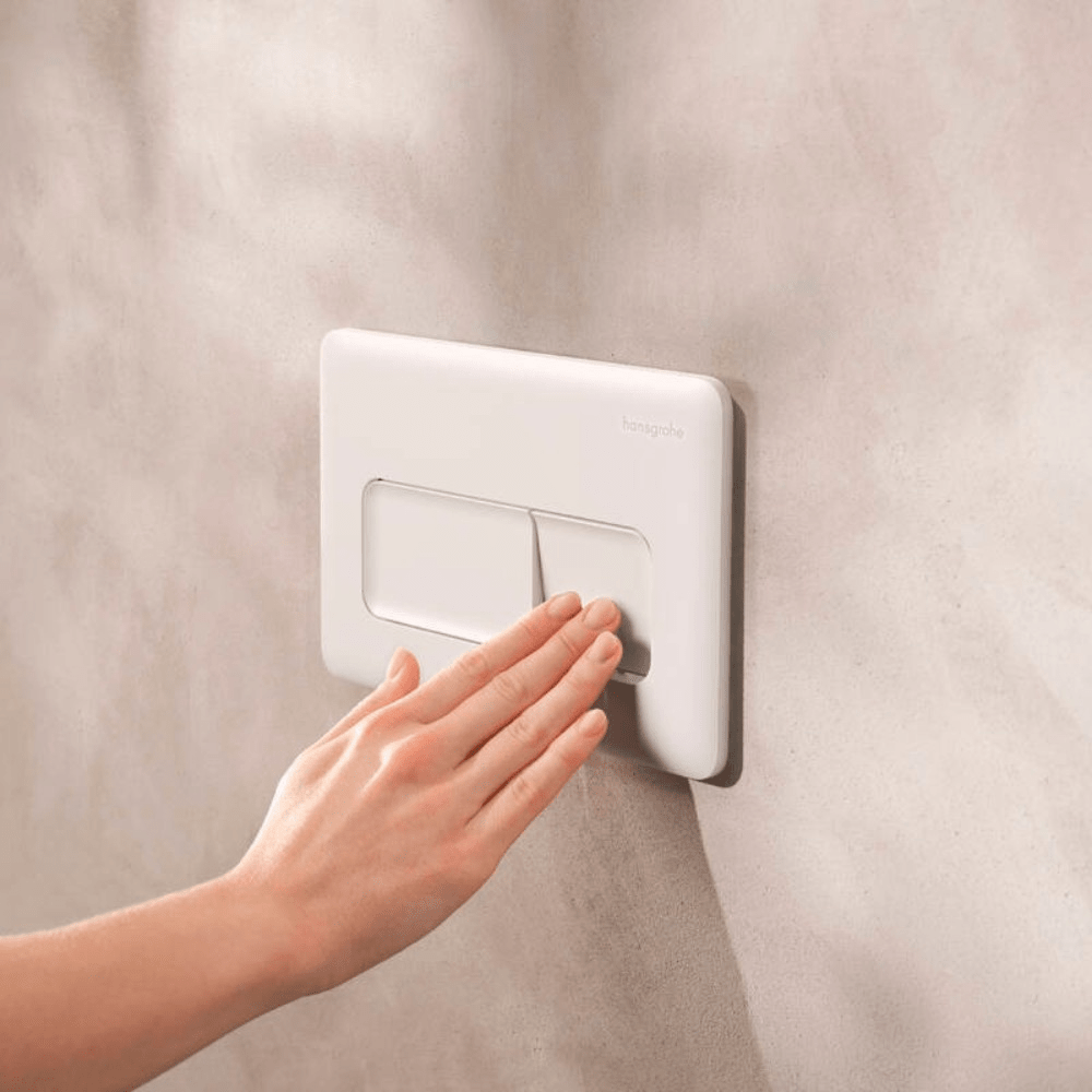 Hansgrohe iFrame Original Q nyomólap, dual mennyiség, matt fehér 66001700