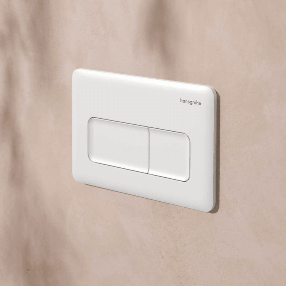 Hansgrohe iFrame Original Q nyomólap, dual mennyiség, matt fehér 66001700