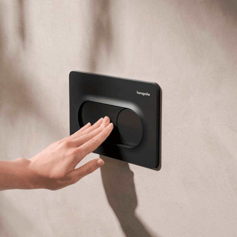 Hansgrohe iFrame Original S nyomólap, dual mennyiség, matt fekete 66002670
