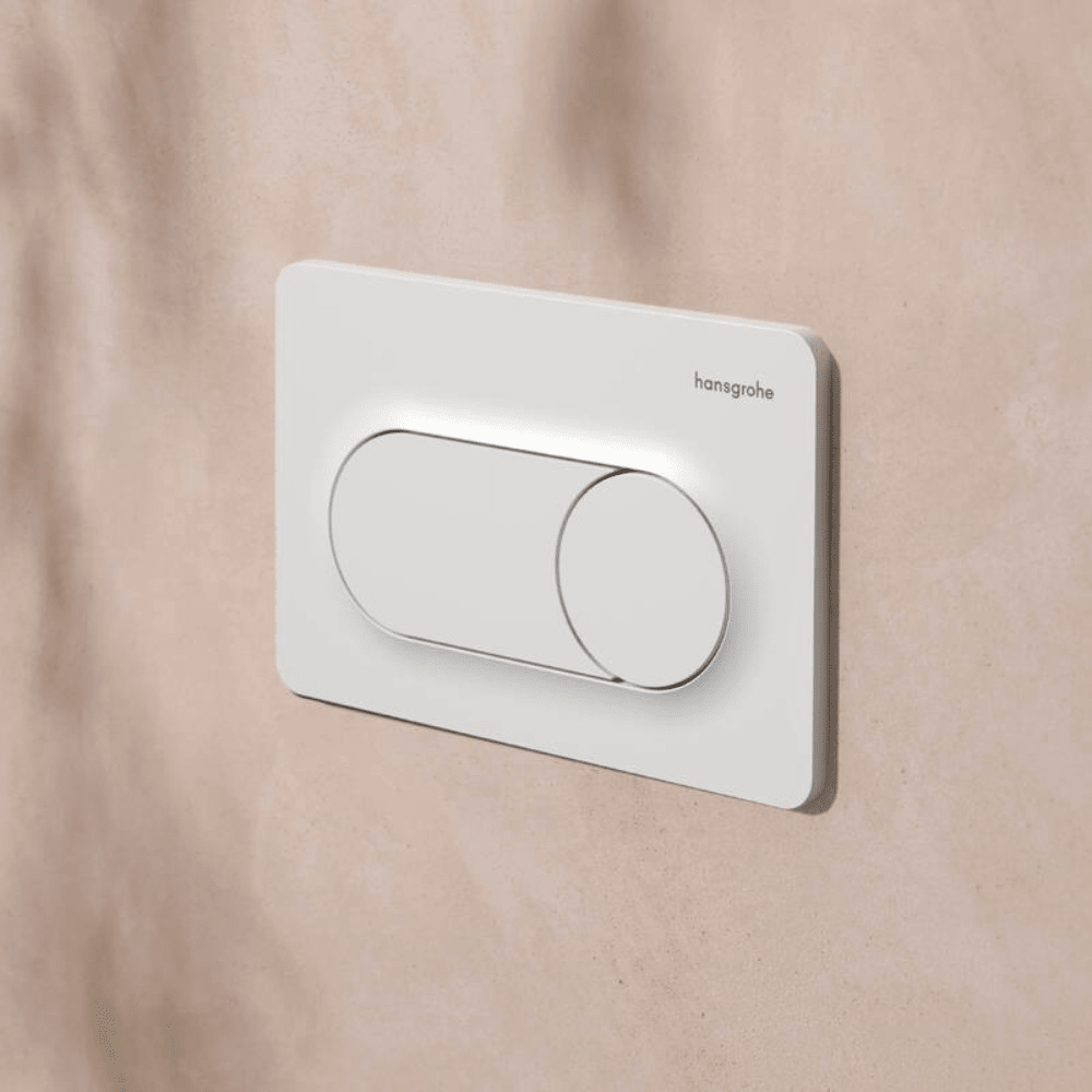 Hansgrohe iFrame Original S nyomólap, dual mennyiség, matt fehér 66002700