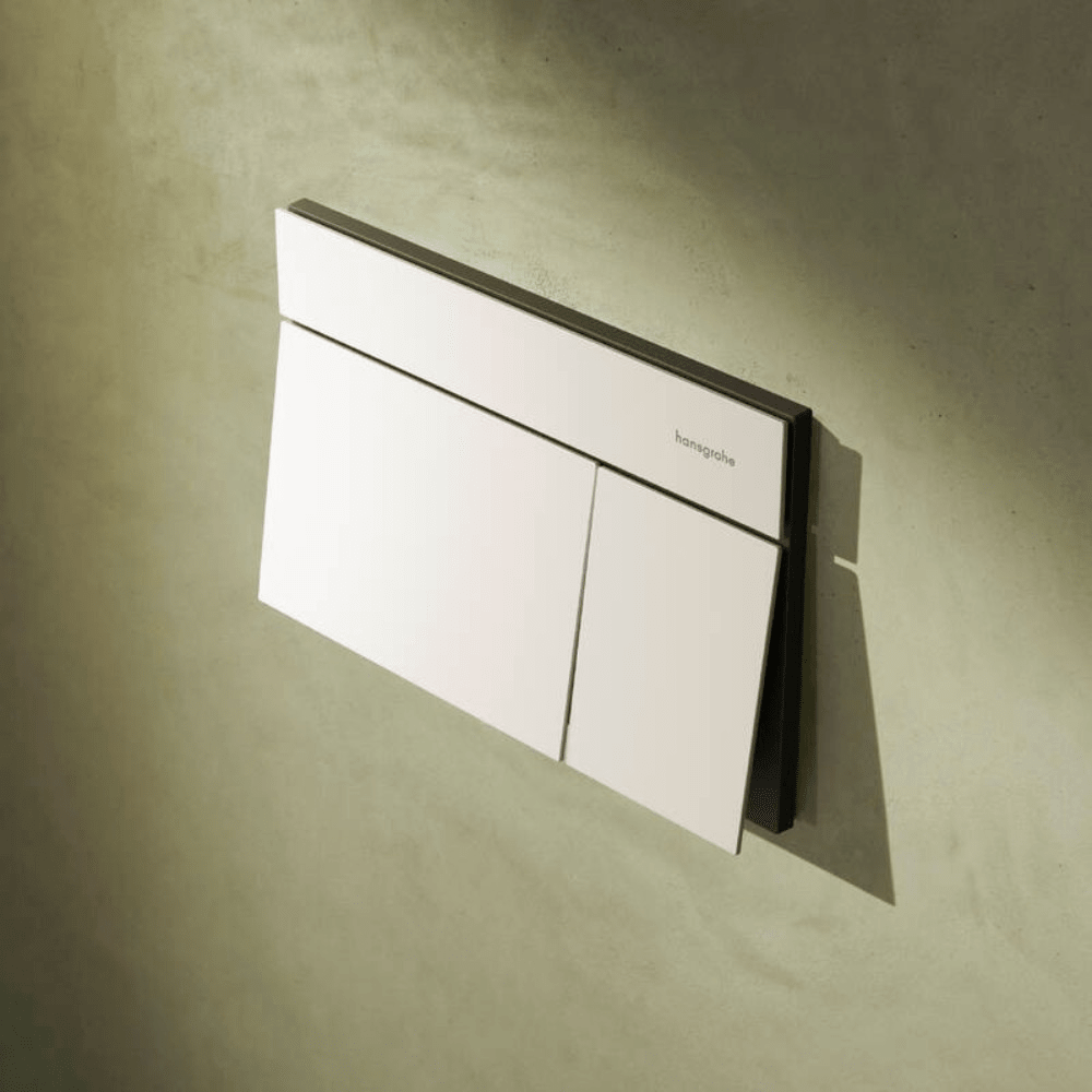 Hansgrohe iFrame Element E nyomólap, dual mennyiség, matt fehér 66003700