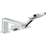 Hansgrohe Metropol 3-lyukú kádcsaptelep peremre építhető Secuflex-vel loop fogantyúval-0