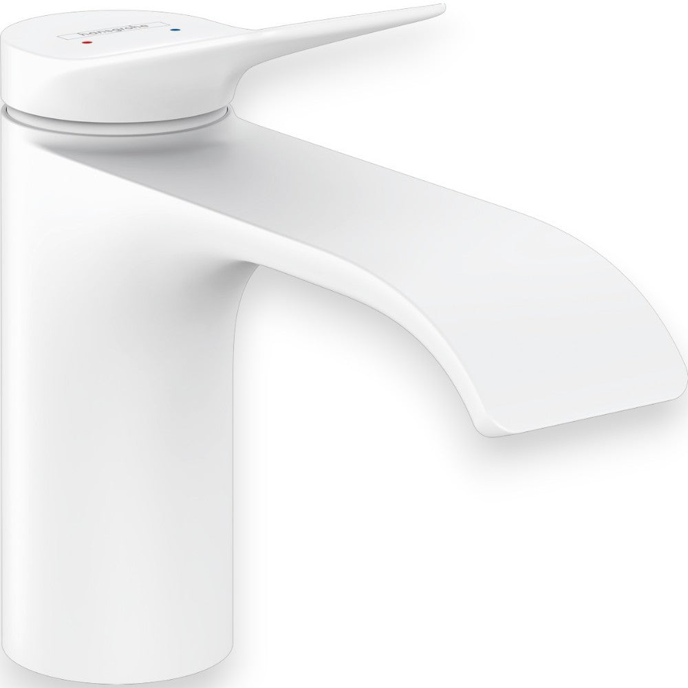 Hansgrohe Vivenis mosdócsaptelep 80, automata lefolyógarnitúrával, matt fehér ( 75010700 )
