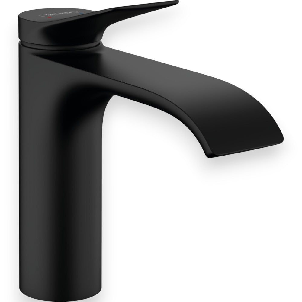 Hansgrohe Vivenis mosdócsaptelep 110, lefolyógarnitúra nélkül, matt fekete ( 75022670 )