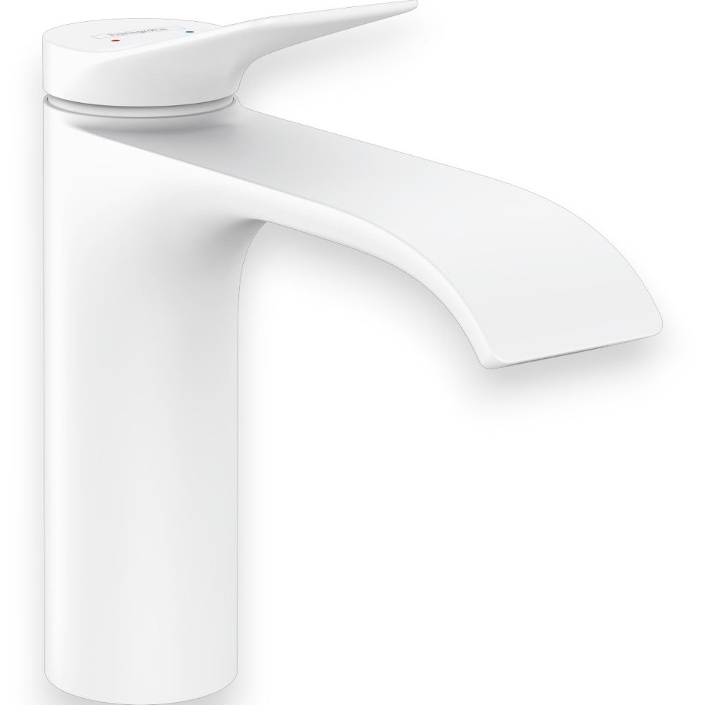 Hansgrohe Vivenis mosdócsaptelep 110, lefolyógarnitúra nélkül, matt fehér ( 75022700 )