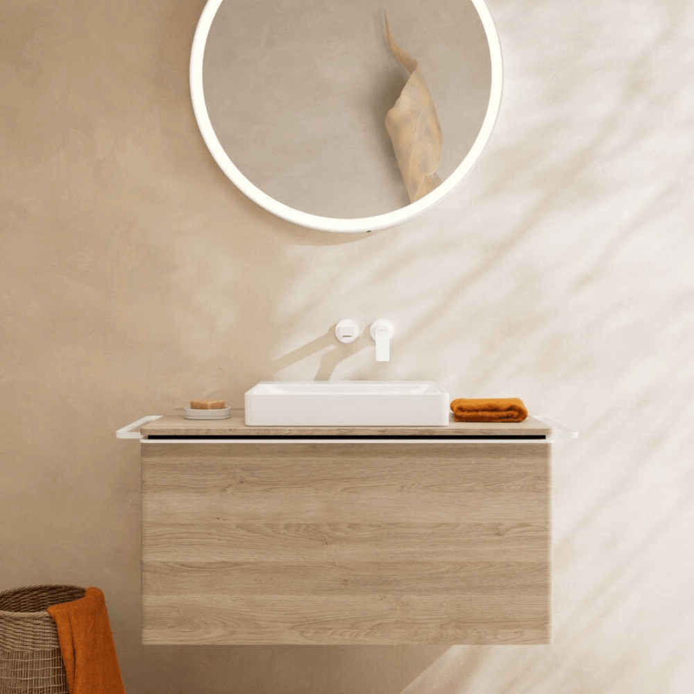Hansgrohe Vivenis mosdócsaptelep falsík alatti telepítéshez, 19,5 cm-es kifolyó, matt fehér ( 75050700 )