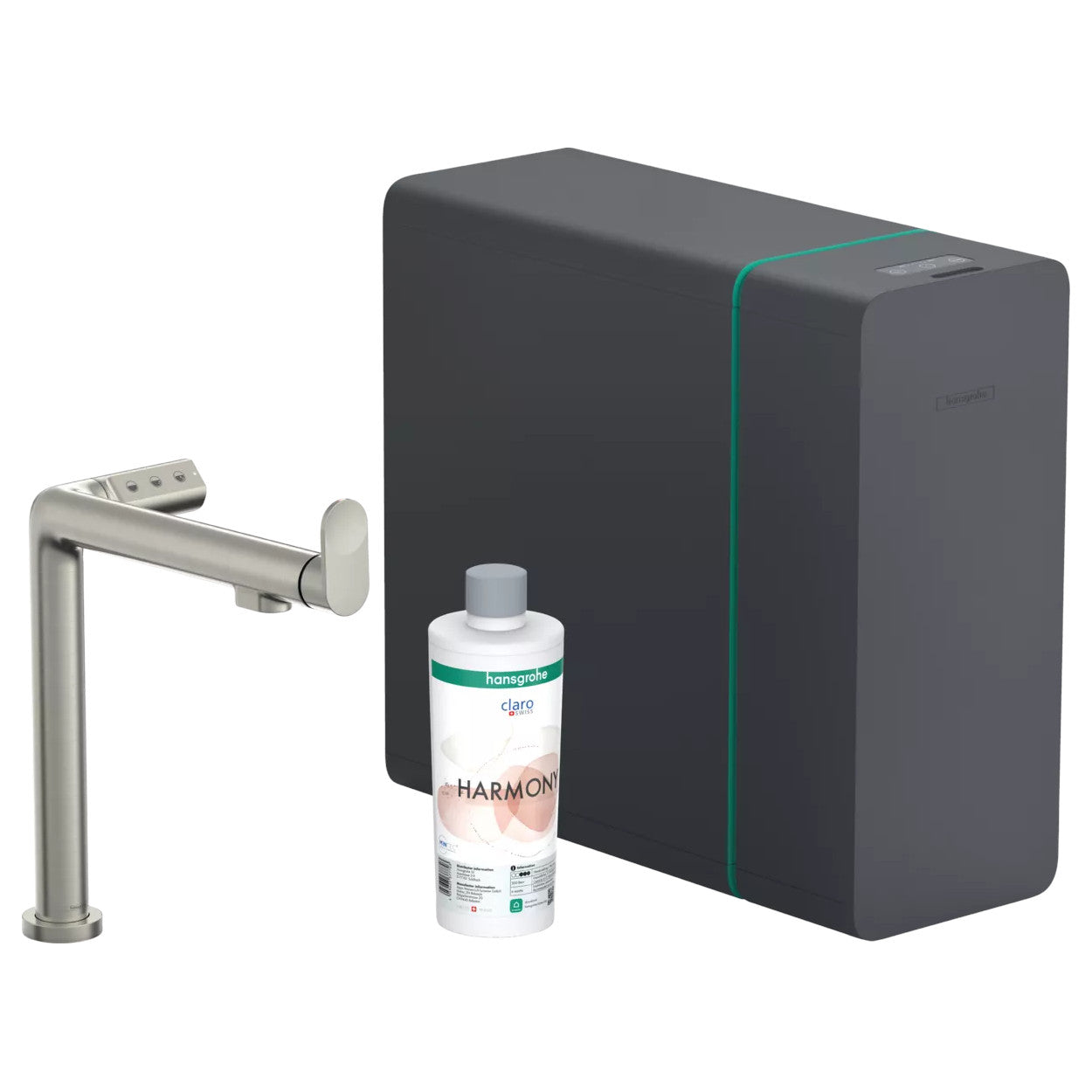 Hansgrohe Aqittura M91 Sodasystem konyhai csaptelep 240, 1jet, rozsdamentes acél hatású (76837800)