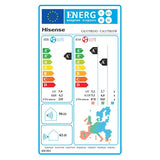 Hisense Easy Smart mono split klíma szett 3.4 kW (CA35YR03G/CA35YR03W) - energiacímke