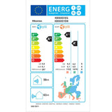 Hisense Wings Pro mono split klíma szett 5 kW (KB50XS1EG/KB50XS1EW) - energiacímke