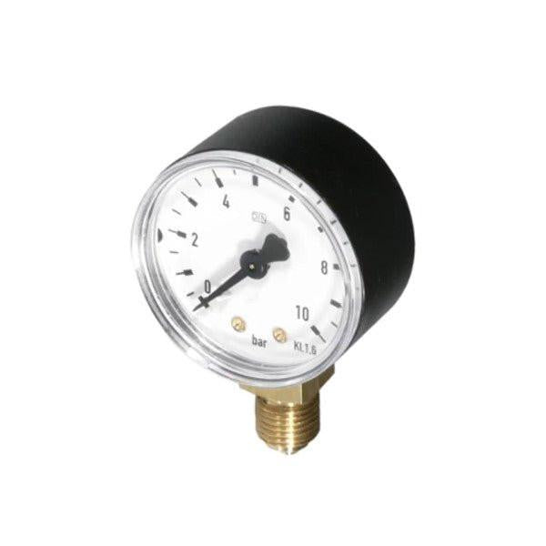 Honeywell nyomásmérő alsó csatlakozású 50mm - es 1/4" 0..10bar PN25 max 40°C (M38K - A10)