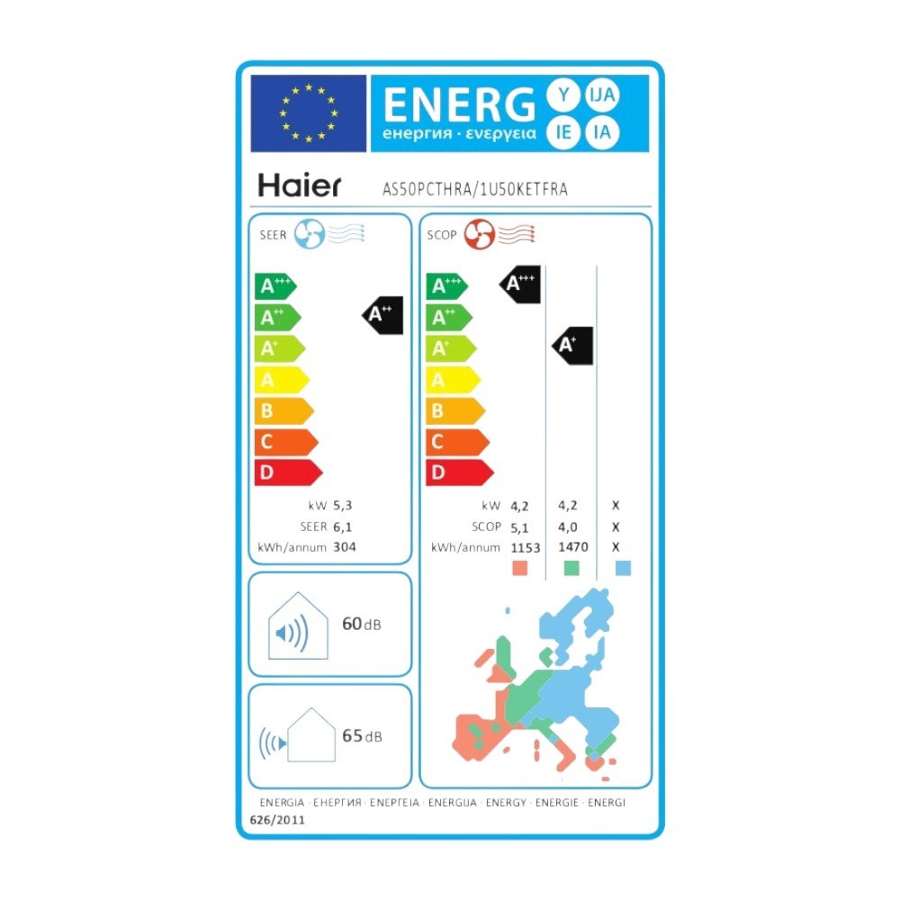 Haier Pearl Neo R32 mono split klíma szett 5.3 kW (AS50PCTHRA / 1U50KETFRA)