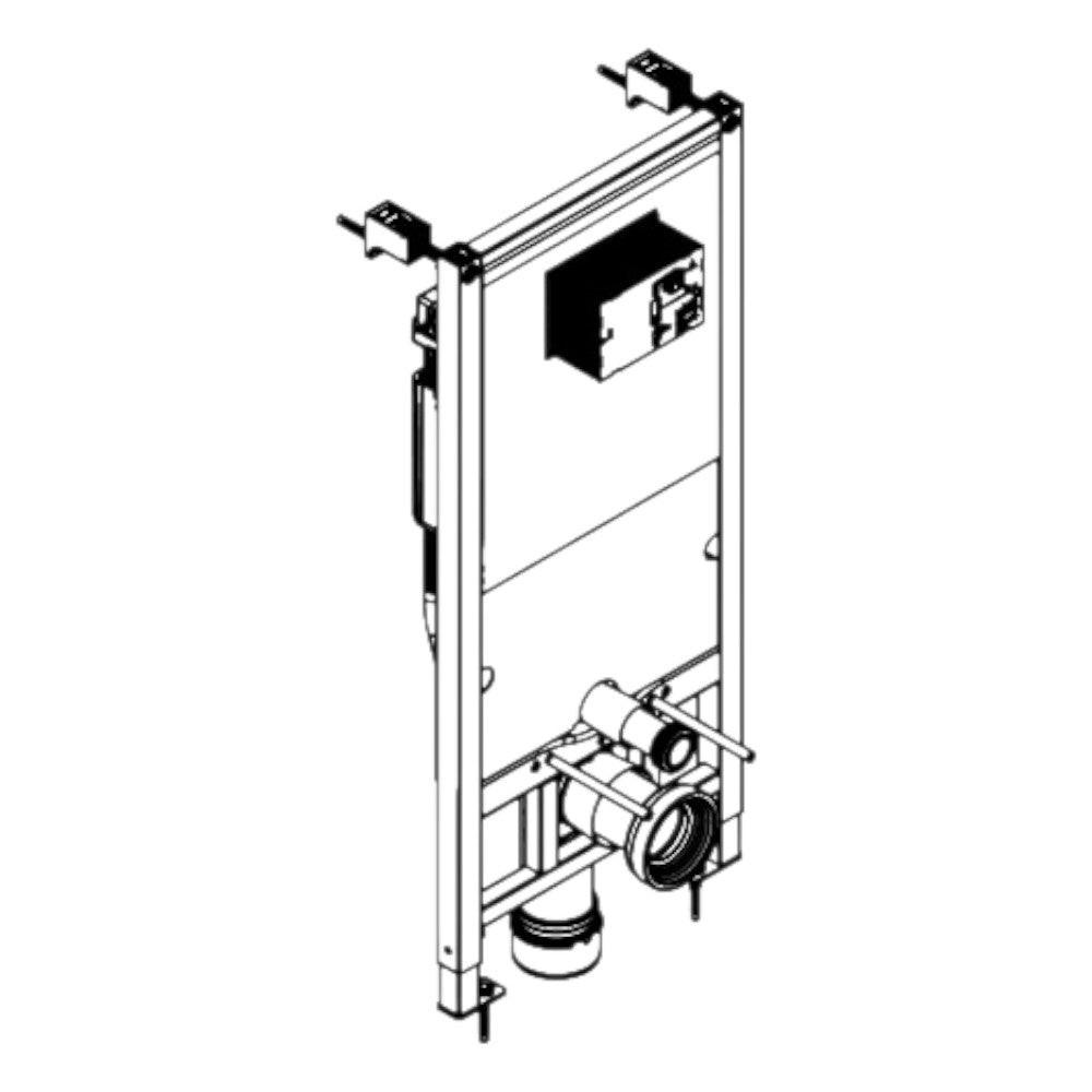Hansgrohe iFrame universal WC tartály, falsík alatti 1120, fali rögzítésű WC - hez (01022180)