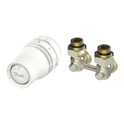 Danfoss H - idom szett sarok - RLV - KB H - idom: 3/4” - 1/2” + Redia RA KLIKK fej (015G5331)