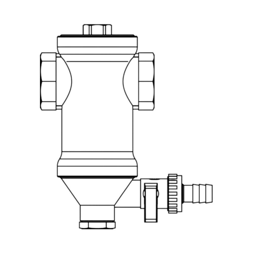 Pneumatex Zeparo ZUM 32 iszapleválasztó + mágnes DN32 (7893132)