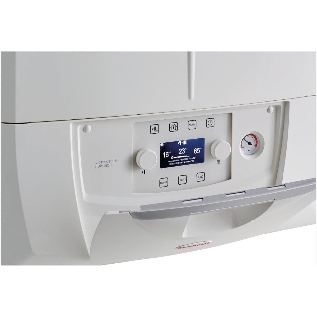 Immergas Victrix Zeus Superior 35 kondenzációs gázkazán, kombi, tárolós (54l) 29 Kw