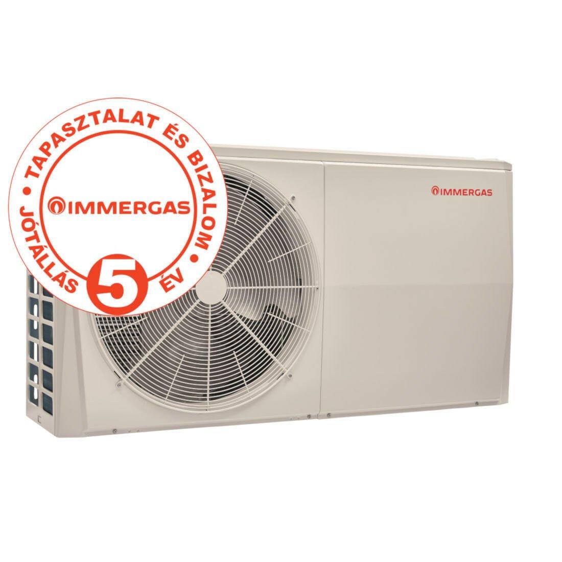 Immergas Magis M 14 T monoblokkos, levegő - víz hőszivattyú, 3 fázis, R32