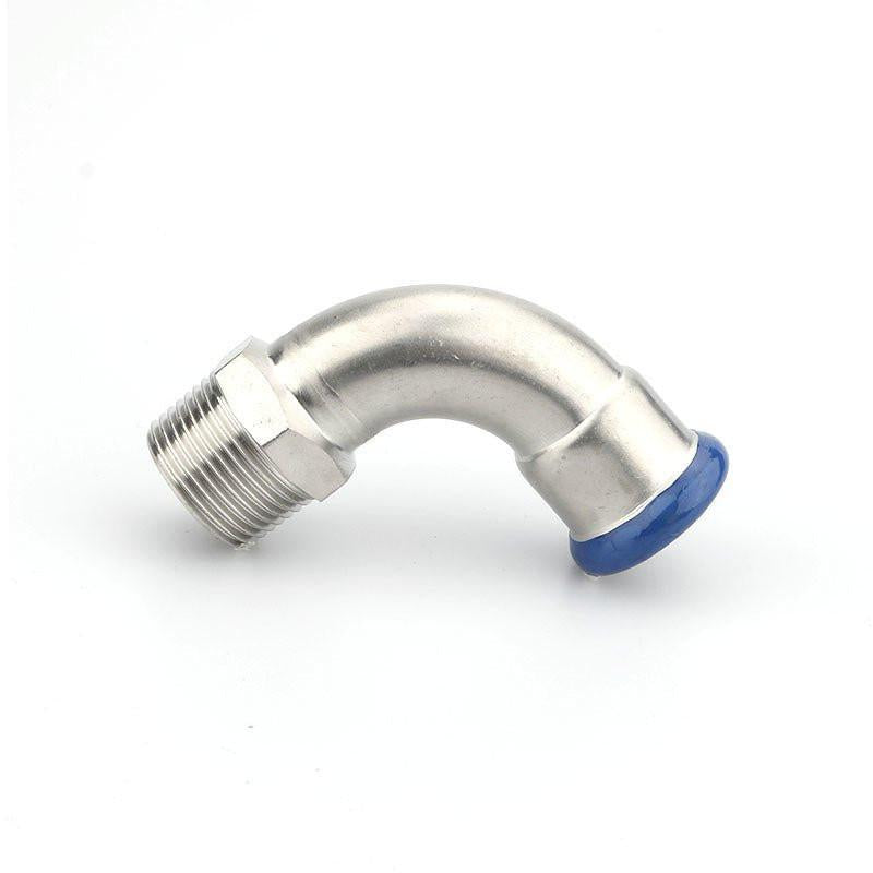 Install Inox AquaPress könyök 90 KM 22 - 1/2" (316L)