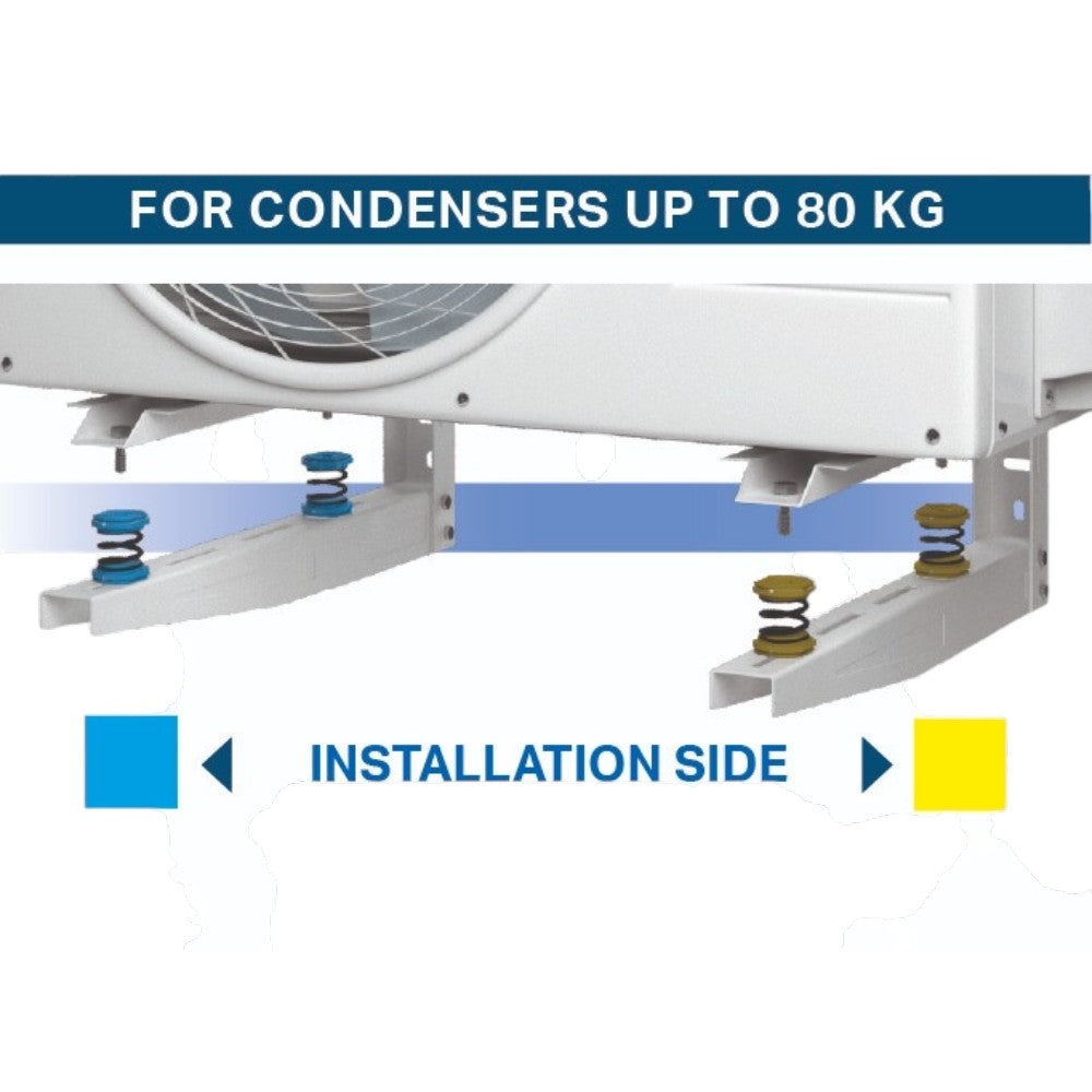 Install klíma rugós nyitott rezgéscsillapító SUSTA 80kg (9898-135)