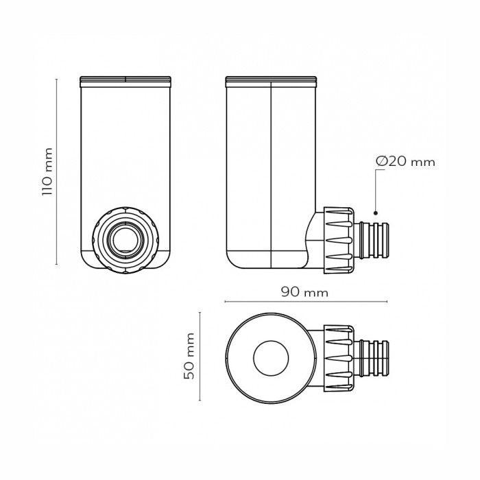Install klíma szifon (mini) készlet