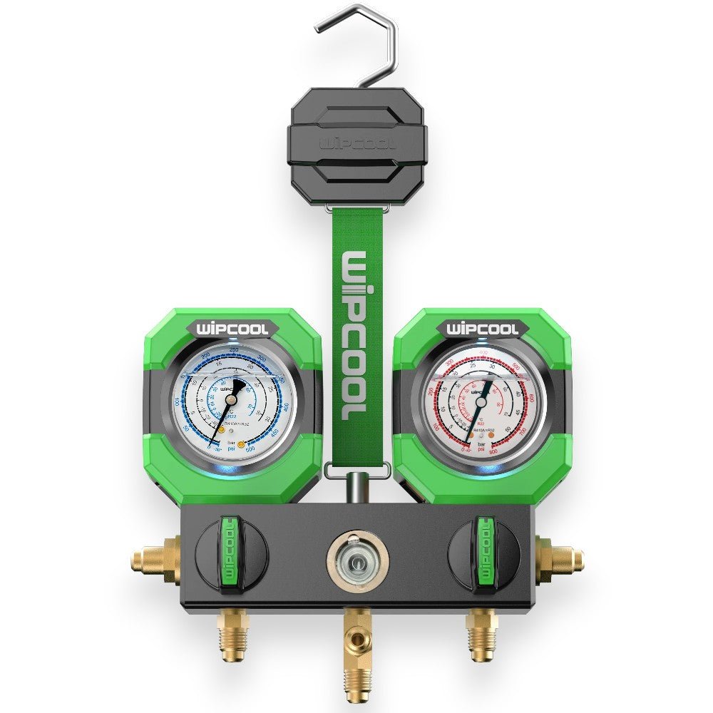 Wipcool szervizcsaptelep készlet R22, R410, R32 -2 utas (LED világítás) MG-2K