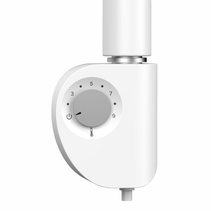 Install CALIDUM PRO Fűtőpatron törölközőszárító radiátorhoz helyiség hőmérséklet szabályzással 600W fehér