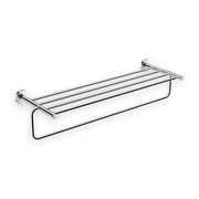 Jika Basic fürdőlepedő tartó polc, törölközőtartó rúddal, krómozott, 62,5 cm (H3813A60040001)