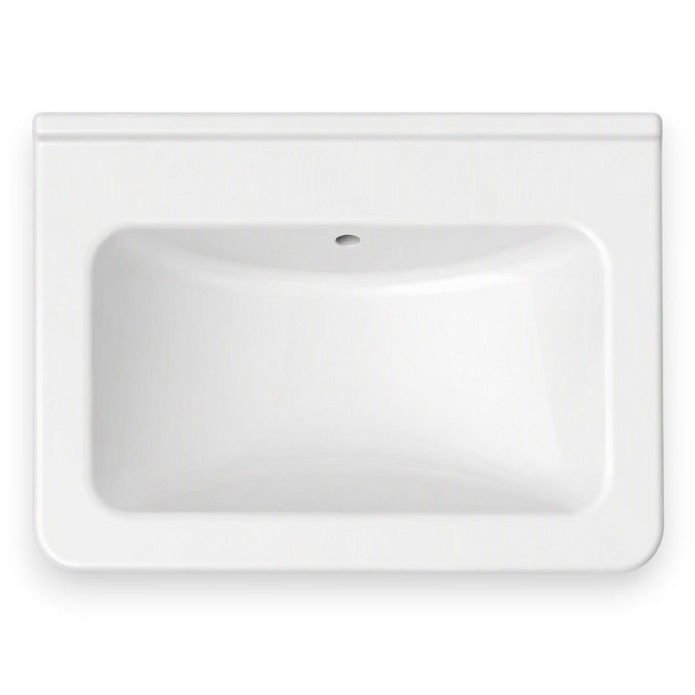 Jika Cubito Pure mosdó 65x48,5 cm, túlfolyóval, csaplyuk nélkül, fehér (H8104240001091)