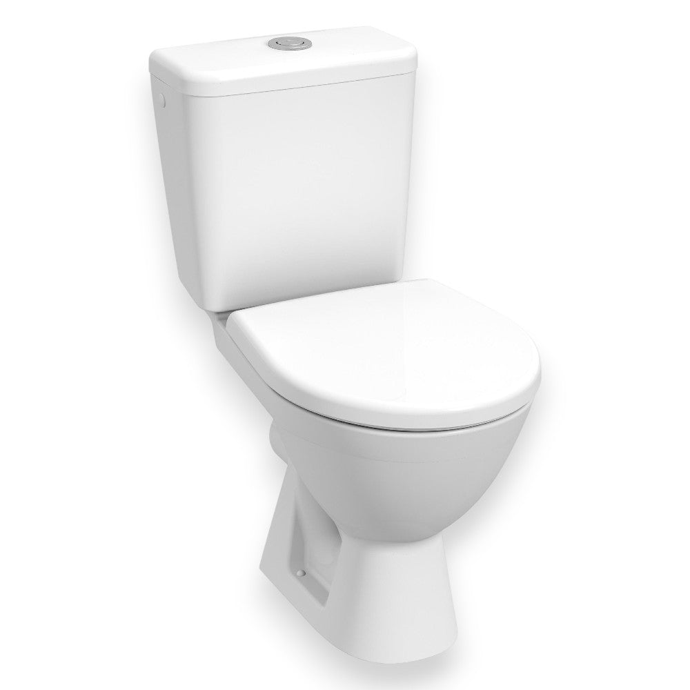Jika Lyra Plus monoblokkos WC szett, hátsó kifolyású, mélyöblítésű, oldalsó vízbekötés, fehér