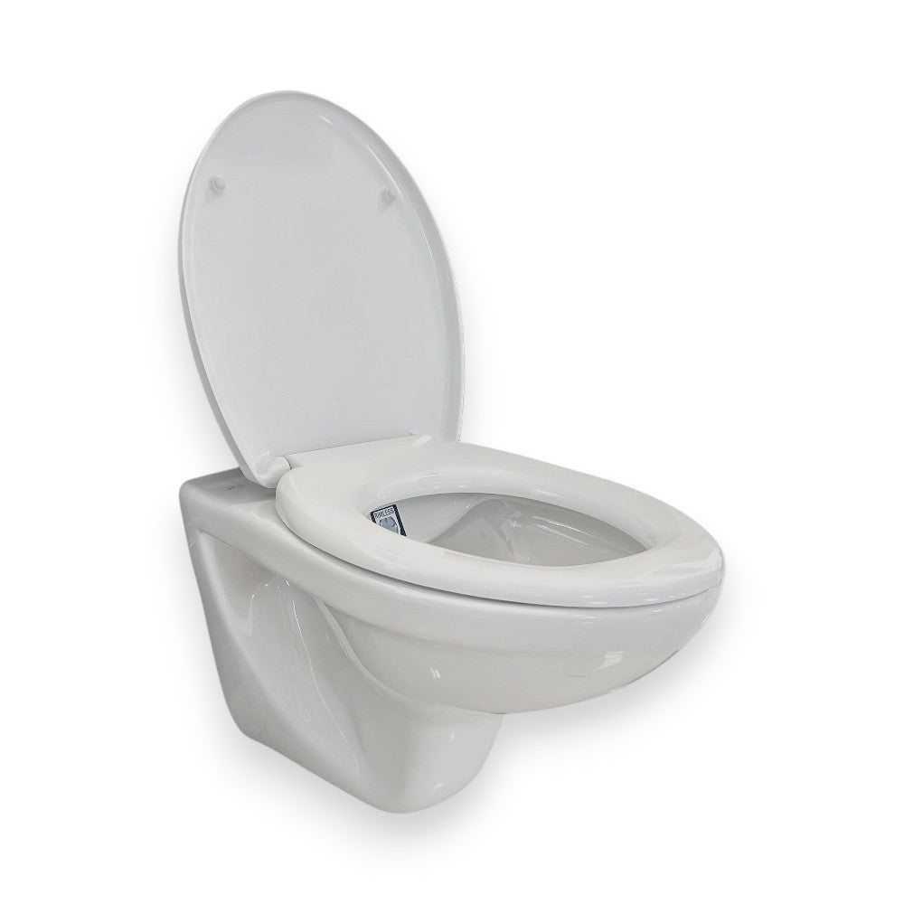 Jika WC Pack Rimless - Dino WC, fali, öblítőperem nélküli, mélyöblítésű + Zeta WC ülőke (H8603770000001)