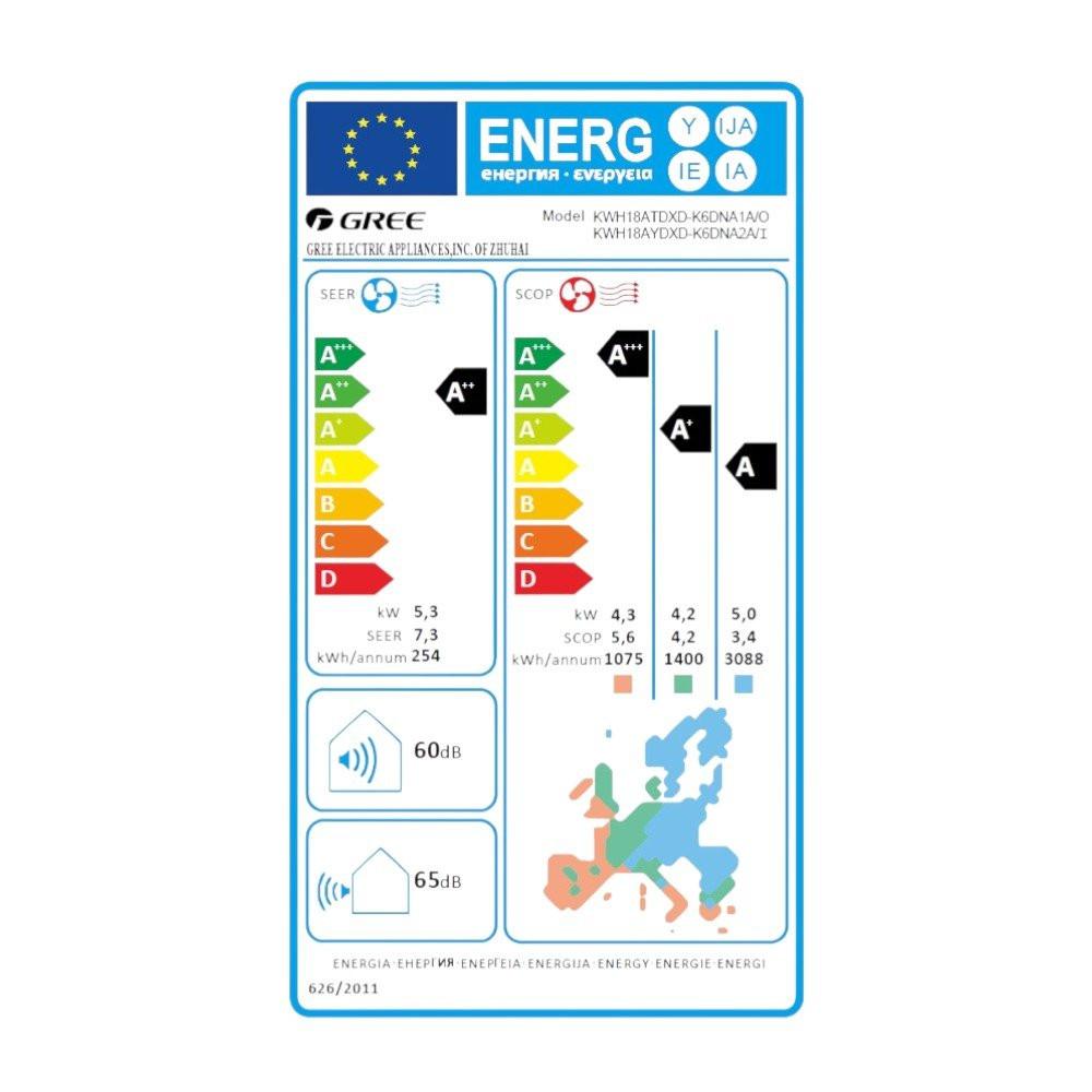 Kinghome Maximus mono split klíma szett 5.3 kW (KWH18AYDXD - K6DNA2A)
