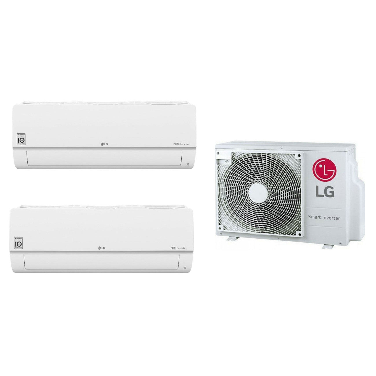 LG multi split klíma szett - kültéri: 4,1kW(MU2R15), beltéri: 2 x 3,5kW(PC12SK) (MU2R15-SZETT)