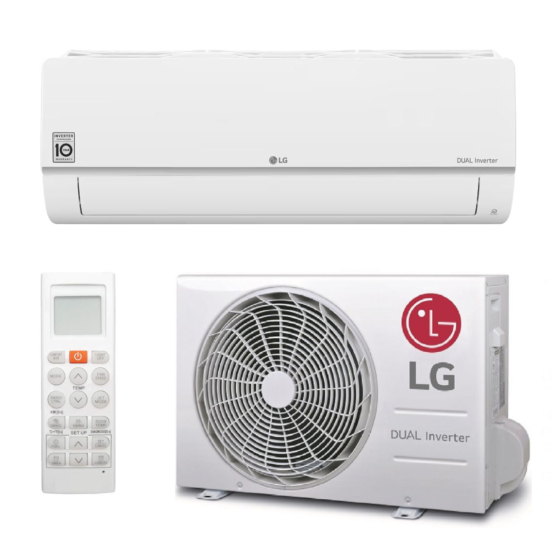 LG PC12SK Silence Plus split klíma szett, 3,5 kW (PC12SK.NSJ + PC12SK.UA3)