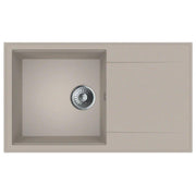 Mofém Zenit 78 1B1D gránit mosogatótálca, 1 medencés, 1 csepptálcás, 780x460mm, bézs (M - 760012802B2)