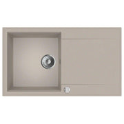 Mofém Zenit 86 1B1D gránit mosogatótálca, 1 medencés, 1 csepptálcás, 860x500mm, bézs (M - 760012803B2)