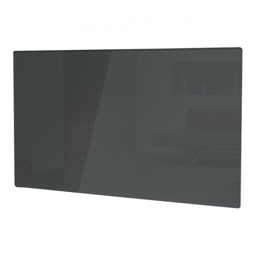 Nobo Oslo Glass fűtőpanel 2000 W, 40x113 cm, NCU 2Te energiatakarékos termosztáttal Antraci üveggel-1