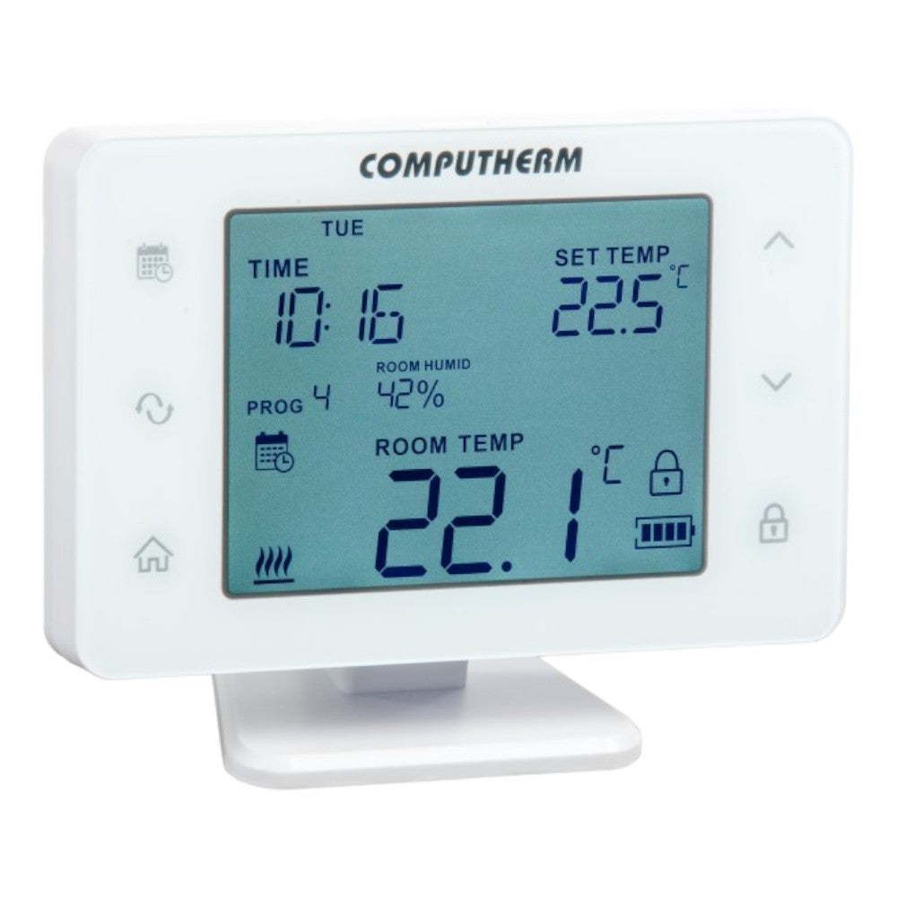 COMPUTHERM Q20RF Wi-Fi szobatermosztát, vezeték nélküli, programozható, Wi-Fi, páratartalom mérés (Q20RF Wi-Fi)
